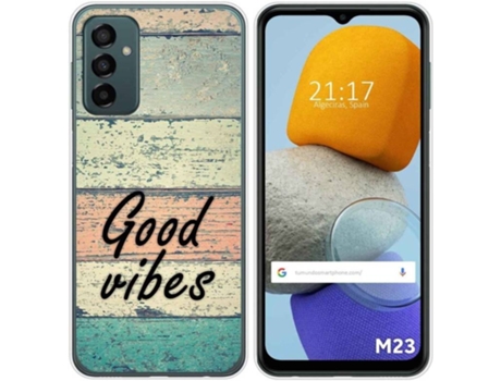 Carcasa para Samsung Galaxy M23 5G TUMUNDOSMARTPHONE Dibujos Madera 01 Multicolor