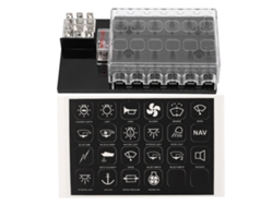 Caja De Fusibles De Hoja Automotriz 12 Vías, Carcasa Impermeable Abs, Portafusibles Para Coche 12‑36vdc