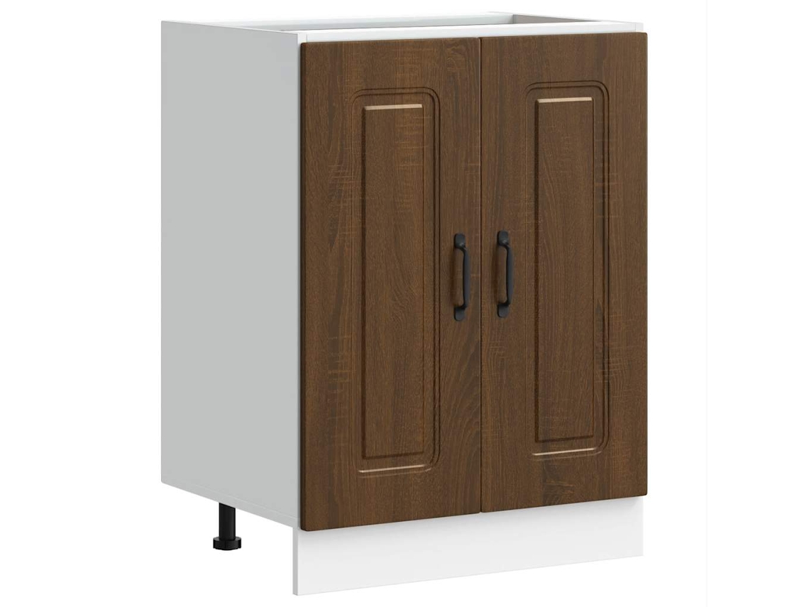 Maison Exclusive - Mueble Bajo Para Fregadero Kalmar Roble Marrón 60x46x81,5 Cm