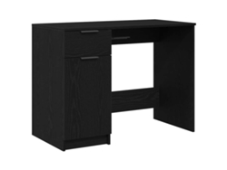 Mesa | Escritorio Roble negro 100 x 50 x 75 cm Madera tratada