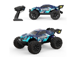Azul Dos Bateríasue/ee.uu. Jiusi Mt14r Rtr 1/14 2.4g 4wd 80km/h Brushless 3s Off-road Chasis Metal Cvd Amortiguadores Aceite Juguetes