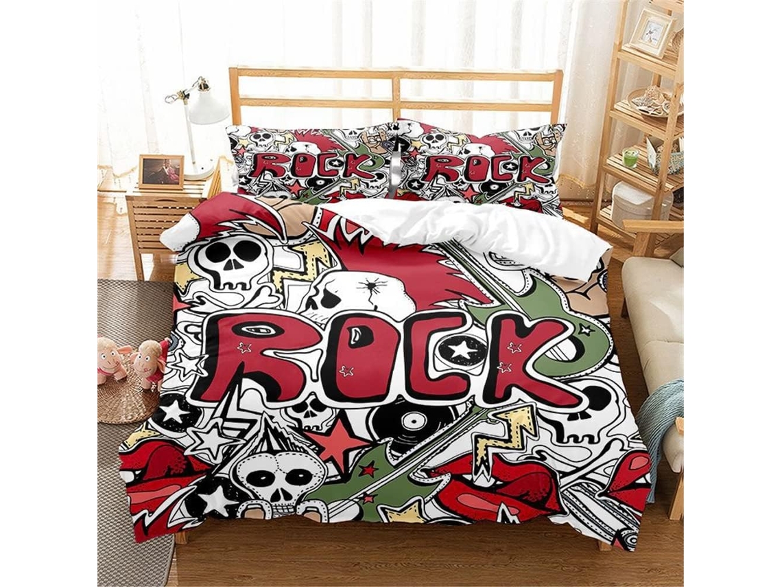 Juego Ropa Cama Funda Nórdica Almohada Juego 135 X 200 Cm 50 75 150 220 240
