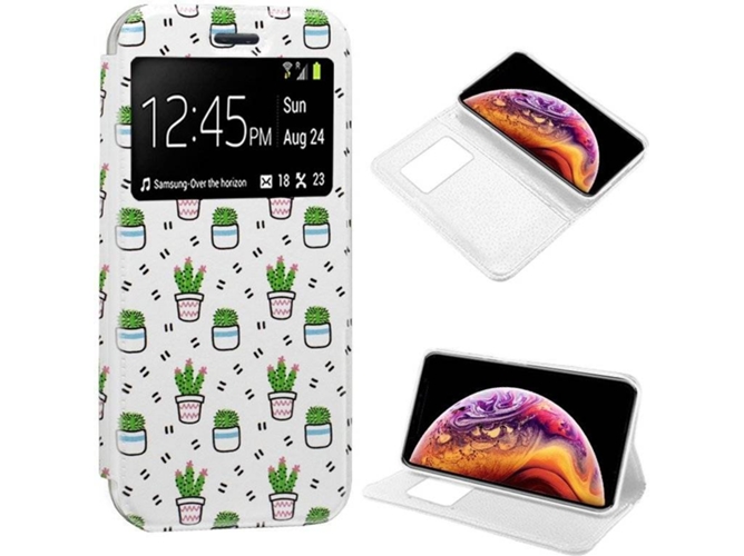 Funda iPhone XS Max COOL Cactus Blanco