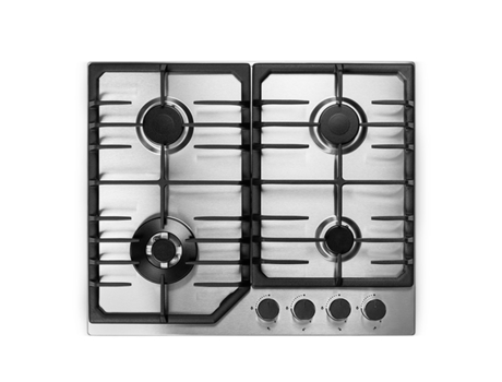 Amsta Amtg4Fwx Placa De Gas Natural 4 Fuegos 8800W Acero Inoxidable