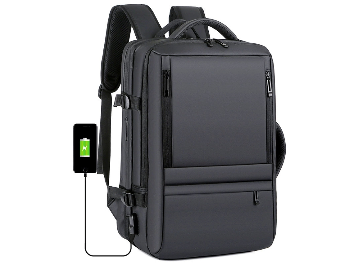 Mochila para portátil, apta para portátiles de 16 pulgadas. Negra.