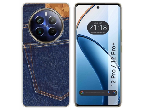 Funda Diseño Vaquero para Realme 12 Pro 5G / 12 Pro Plus 5G TUMUNDOSMARTPHONE Silicona Multicolor