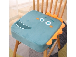 Silla de comedor Eifson con asiento elevador antideslizante y extraíble, 10 cm (cocodrilo)
