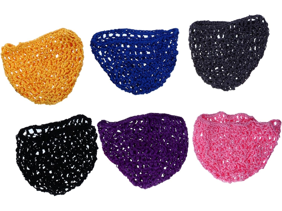 Ropa de dormir tejida a mano, hamaca de crochet, gorro de dormir de satén Gokoco