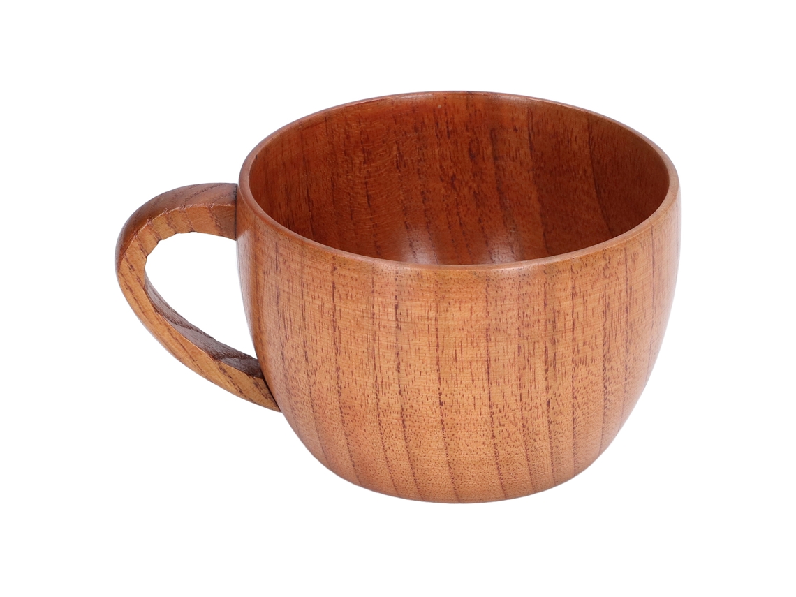 Taza de té de madera de 200 ml con asa | Sin marca