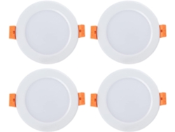 Plafonnier Led Rv En Alliage D'aluminium Durable 300lm 6000k Para Caravane Yacht 4 Piezas Bolsas