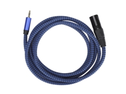 Cable De Señal De Micrófono Balanceado Xlr Macho A Jack De 3,5 Mm, 24 Awg, 2 M, Jd6044