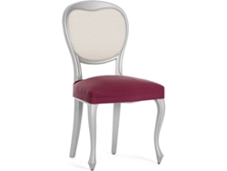Funda de Silla EYSA Premium Bronx Pack de 2 Fundas Tejido Multielástico (50 x 50 x 5 cm - Poliéster - Burdeos)