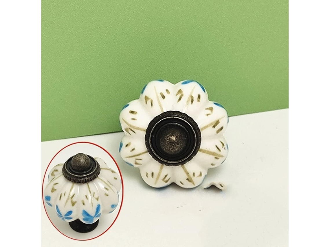 Puerta P04e33x2pcs, 2 Tiradores De Cajones Para Muebles Con Forma De Calabaza
