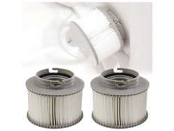 2 Cartuchos De Filtro De Repuesto Para Spa, Piscina Y Bañera, Diseño Plegable (11*8,5 Cm)