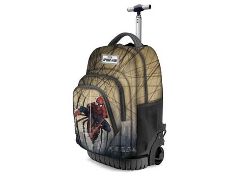 Spiderman Webslinger Mochila Trolley GTS FAN, Negro