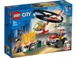 LEGO City: Combate ao Fogo com Helicóptero (Idade Mínima: 5 - 93 peças)