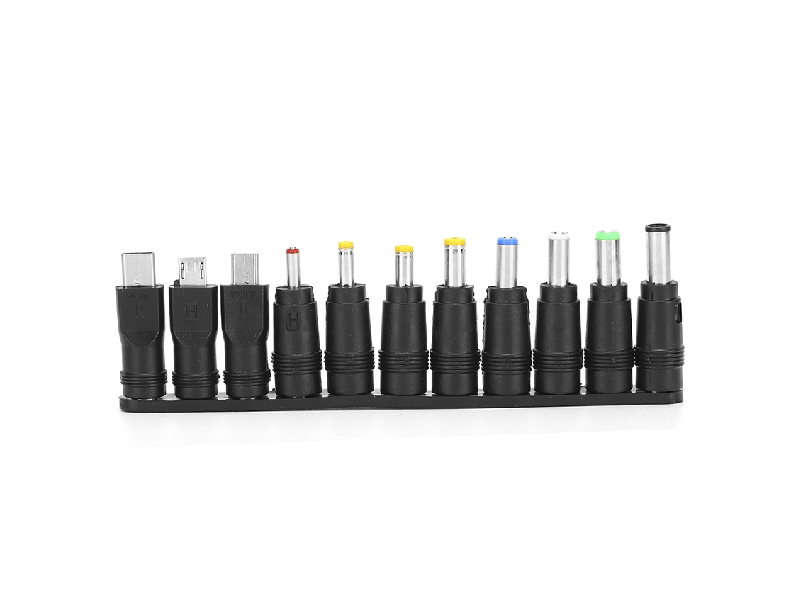 11 Adaptadores Conectores Dc 5.5x2.1mm Fêmea Para Fêmea Mini Usb/micro Usb Carregador Acessórios
