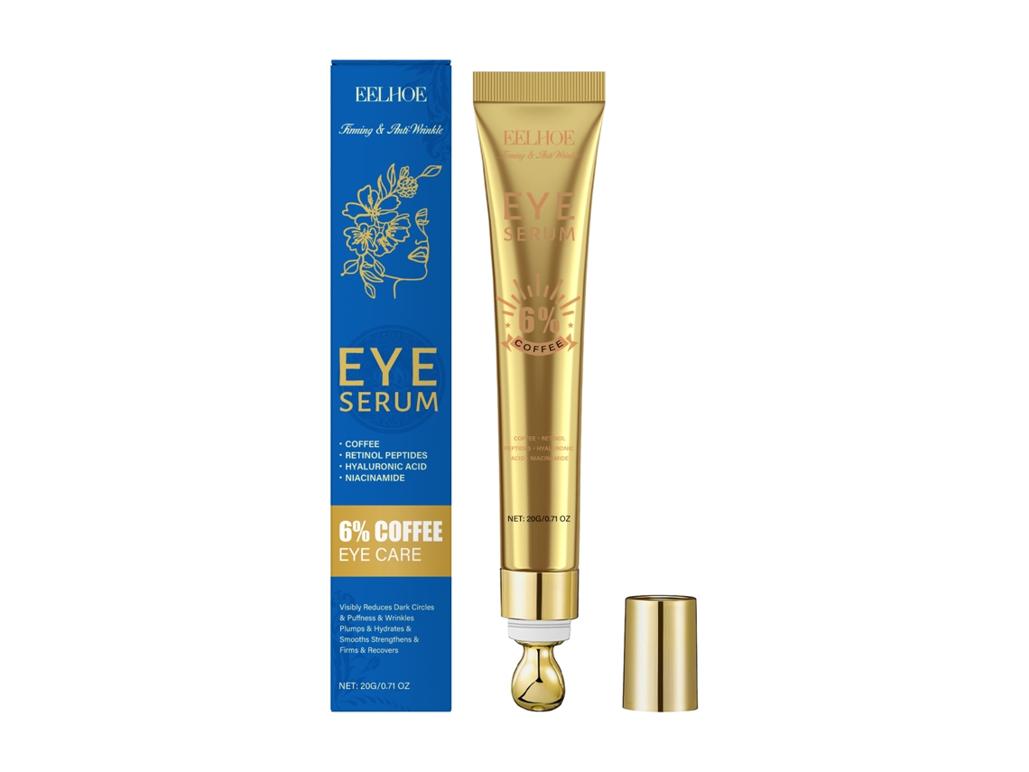 Sérum de contorno de ojos con retinol, antiedad y reductor de arrugas.