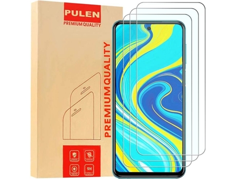 3x Protector Cristal Templado Xiaomi Redmi Note 9S HONGWE.