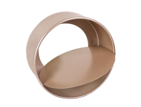 Molde Redondo Para Pastel Con Fondo Vivo, Molde Con Fondo Vivo Engrosado En Oro De 8 Pulgadas JEIIBRZUI