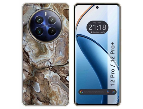 Funda Diseño Mármol para Realme 12 Pro 5G / 12 Pro Plus 5G TUMUNDOSMARTPHONE Silicona Multicolor