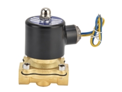 Válvula Solenoide De Latón De Diafragma Normalmente Cerrado, Eléctrica G1/2 Ac220v Para Agua, Aire Y Gas.
