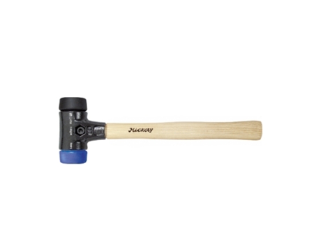 WIHA Martillo De Cara Blanda Safety Blando/Dureza Media Con Mango De Madera Hickory, Cabezal Redondo (26652)