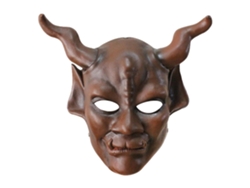 Máscara De Resina De Satanás Para Disfraz De Halloween, Decoración De Bar, Regalo