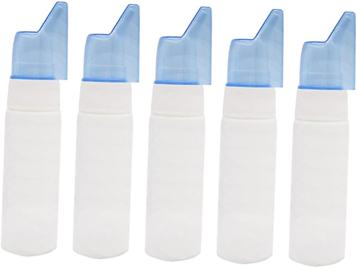 Juego De 5 Botellas Vacías Para Pulverizador Nasal Para La Limpieza Diaria De Las Cavidades Nasales.