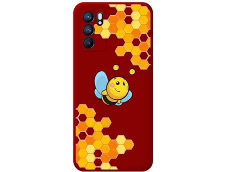 Carcasa Oppo Reno 6 5G TUMUNDOSMARTPHONE Abeja Rojo