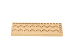 Caja De Tornillos De Cobre Puro Con 20 Compartimentos Para Reparación De Relojes Y Accesorios
