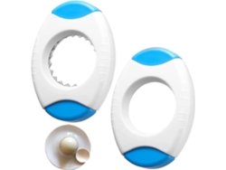 Abridor de huevos, cortador de huevos cocidos, compacto e ideal para abrir huevos. Rosewell (2 unidades)