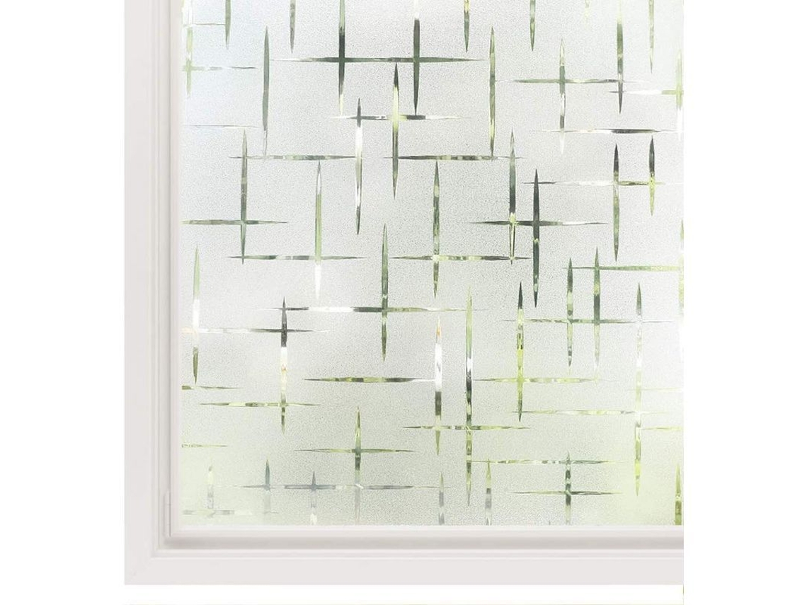 Lámina Electrostática Esmerilada Para Ventanas Con Protección De Privacidad Anti-uv, 44,5 X 200 Cm.