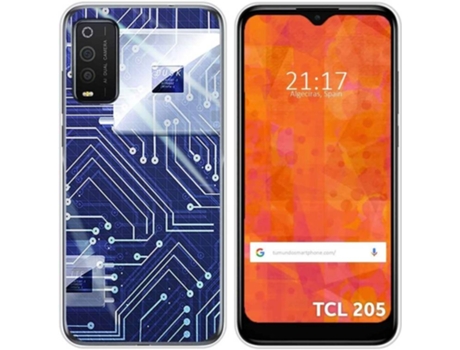 Carcasa TCL 205 TUMUNDOSMARTPHONE Circuito Multicolor