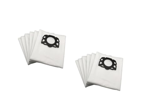 Saco de pó para aspirador de pó 12 peças para karcher mv5 mv6 wd4
