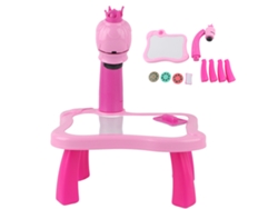 Ats-juguete Proyector De Dibujo Eléctrico Mesa De Pintura Proyector Niño Juguete Educatsivo Rosa