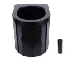 Inodoro Portátil Plegable Para Coche, Capacidad De 300 Kg, Portátil, Muy Cómodo, Ideal Para Acampar Y Viajar.