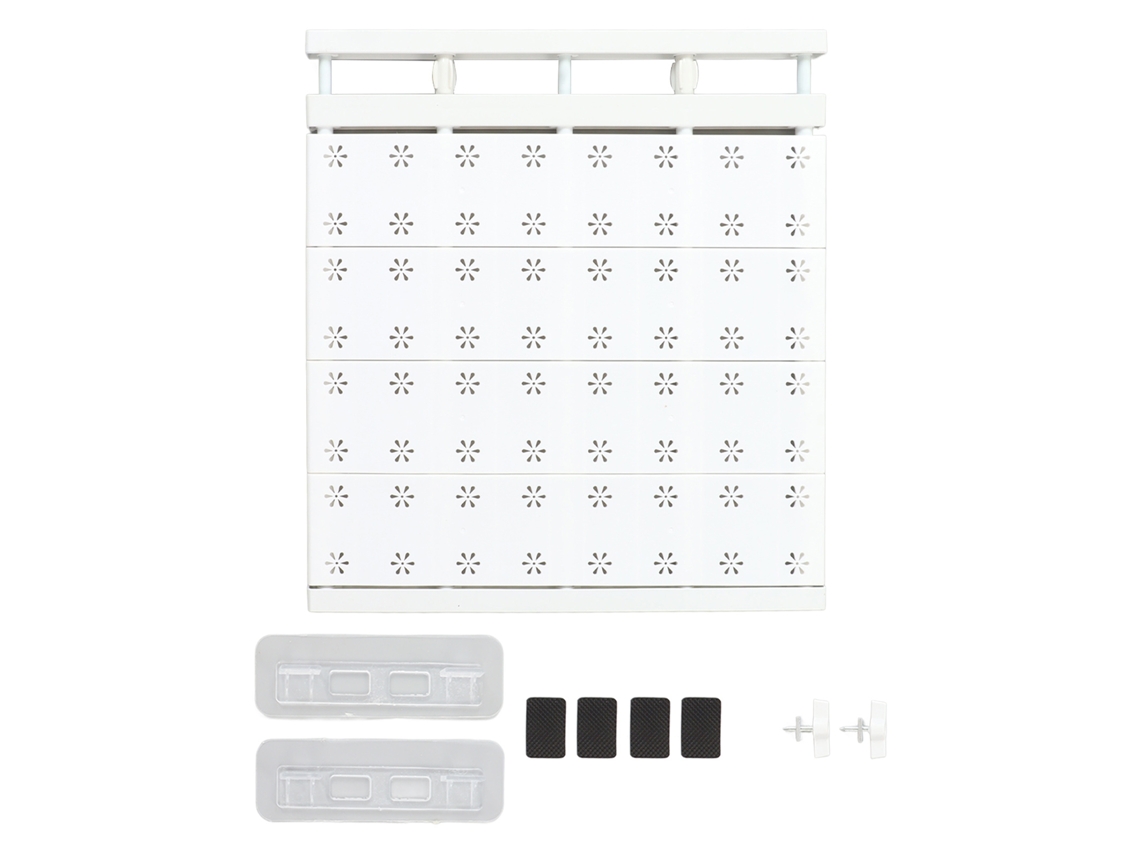 Estante Telescópico Para Armario Sin Clavos, Capacidad De 48-80 Cm, Separador De Ropa De 20 Kg.