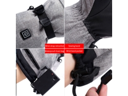 Guantes Eléctricos Calefactables Para Invierno, Moto, Bicicleta, Escalada, Esquí, Camping, Con Tratamiento Térmico Y 3 Niveles De Ajuste.