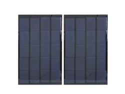 2026velora-2 Piezas Panel Solar Epoxi Mini Placa De Alimentación 5v 2w 142x88mm Para Lámpara Diy