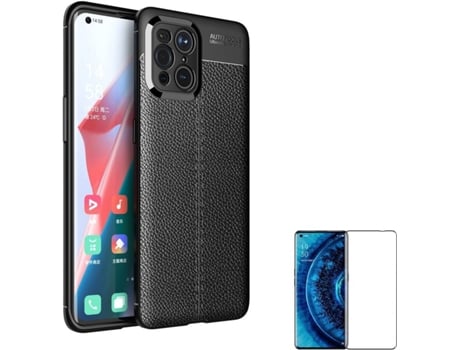Kit Película y Carcasa Oppo Find X3 Pro PHONESHIELD Rugged Leather Negro