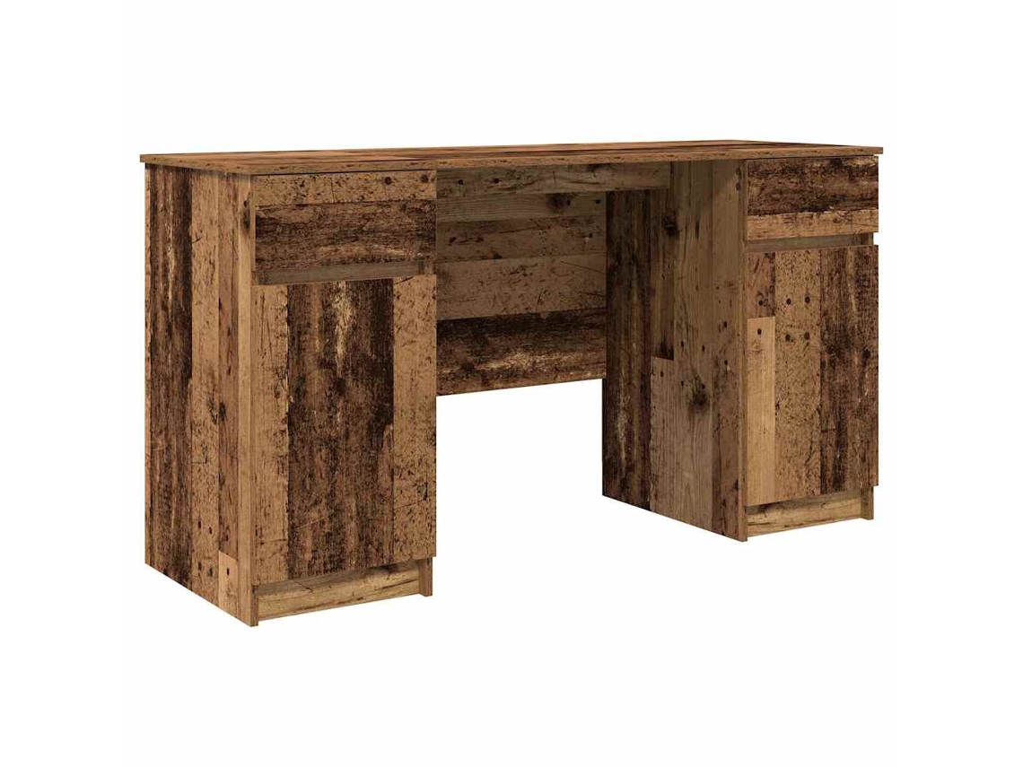 Escritorio antiguo de madera | Escritorio secreter 140 x 49 x 76 cm Madera tratada
