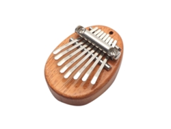 Ats-piano De Pulgar Mini 8 Tonos Instrumento Musical De Madera Portátil Para Niños Principiantes Y Profesionales