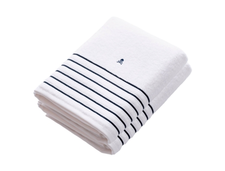 Juego de 2 Toallas de Ducha SCALPERS Home 100% Algodón (90x150cm Blanco)