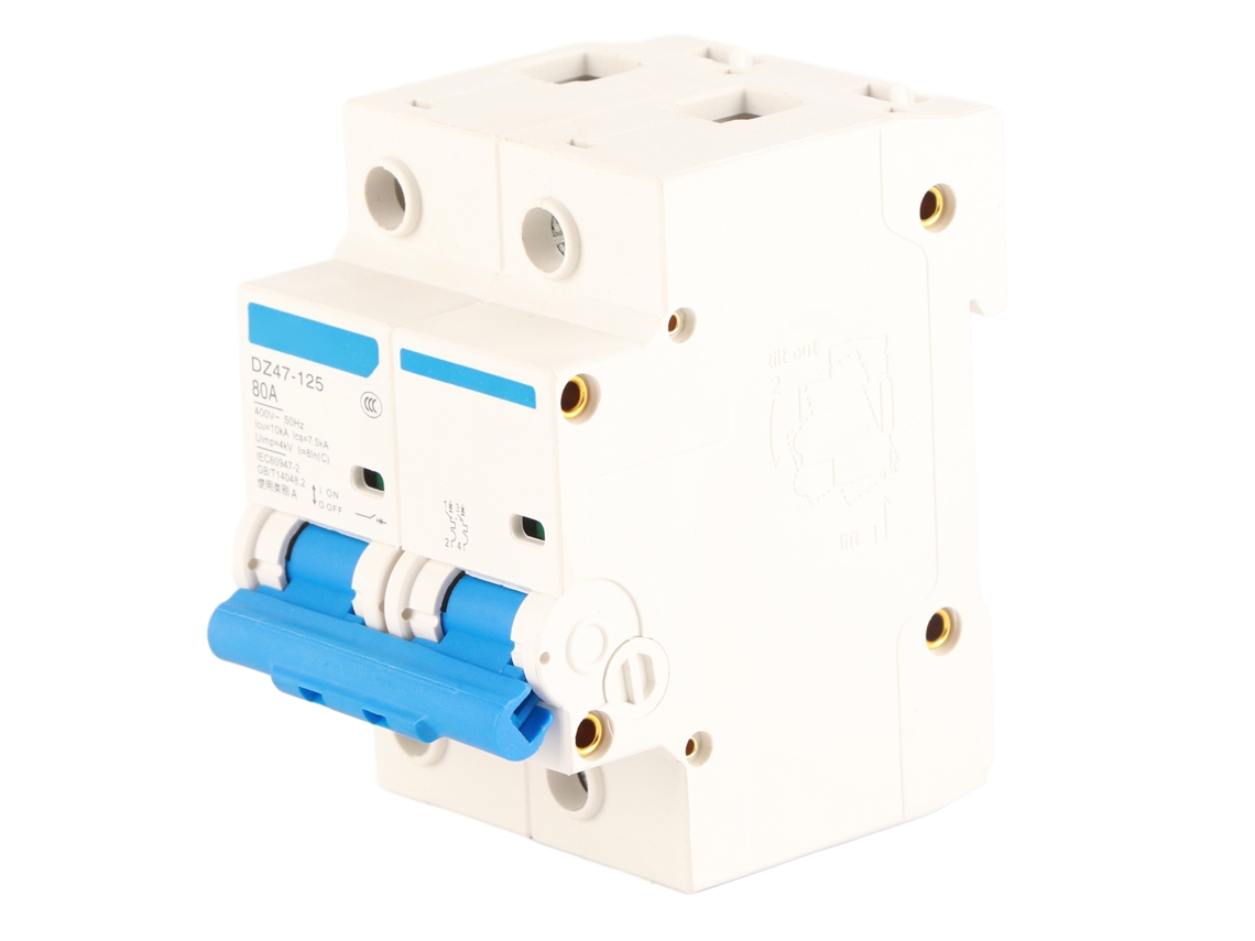 Veloriskku-interruptor De Proteção Contra Derramamento Dz47‑125 2p 400v 80a Disjuntor Miniatura