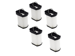5 peças de filtro para tubarão wv401 wv401bl wv401pk aspirador de mão sem fio