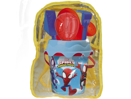 Mochila de Playa Spidey con Accesorios Para Arena y Agua