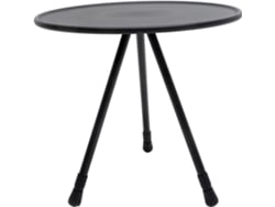 Mesa De Camping Plegable De Acero Inoxidable Negro, Pequeña, Portátil Y Duradera Para Actividades.