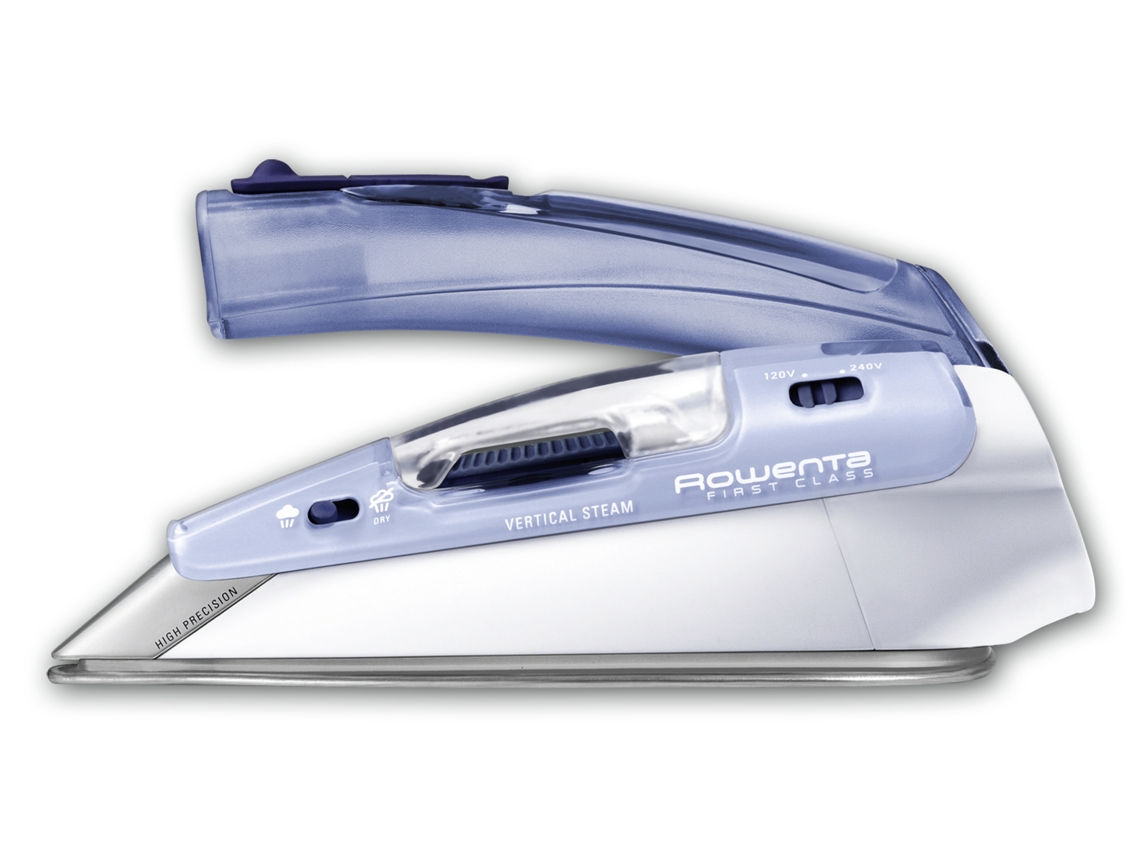 First Class Plancha a vapor Suela Microsteam 200 1000 W Azul, Blanco ROWENTA