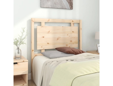 MAISON EXCLUSIVE - Cabecero de cama madera maciza de pino 95,5x4x100 cm